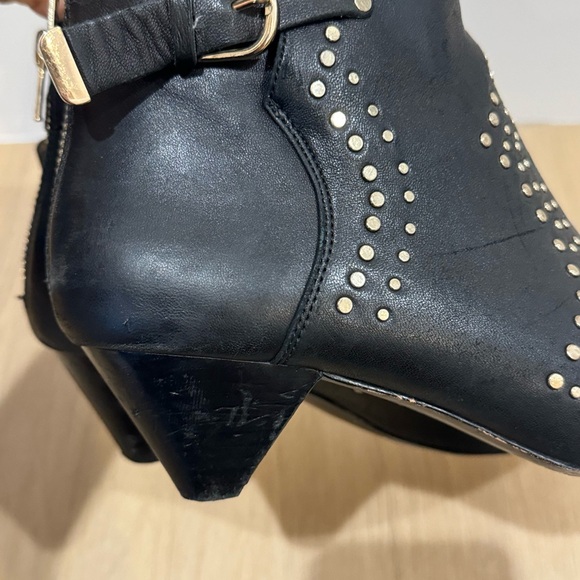 Joie Bickson Studded Black Leather Booties - Picture 9 of 9